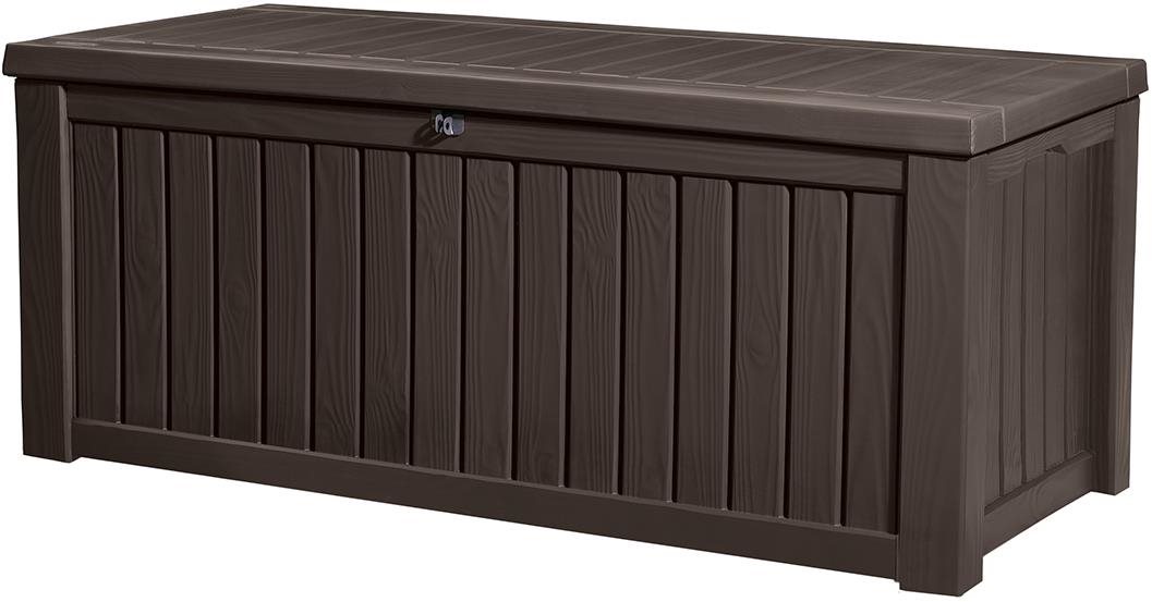 KETER Zahradní úložný box ROCKWOOD, objem 570 l, hnědý