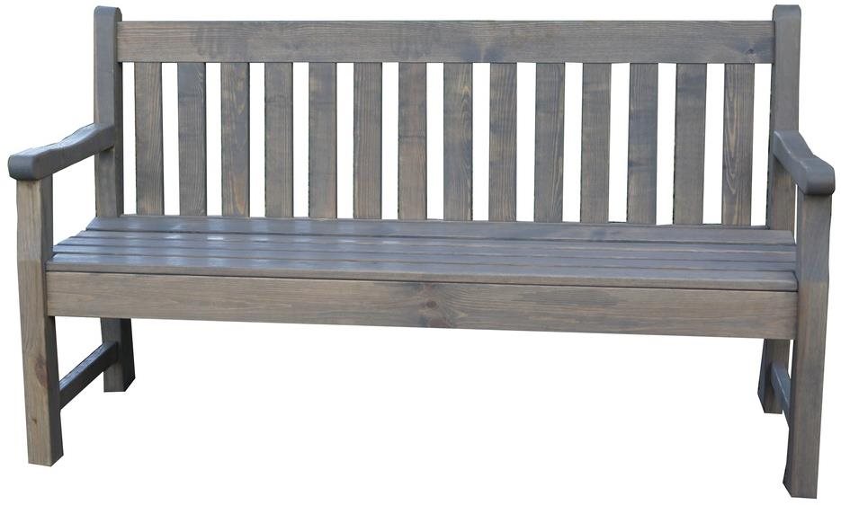 ROJAPLAST Lavice zahradní LONDON, 150 cm, šedá
