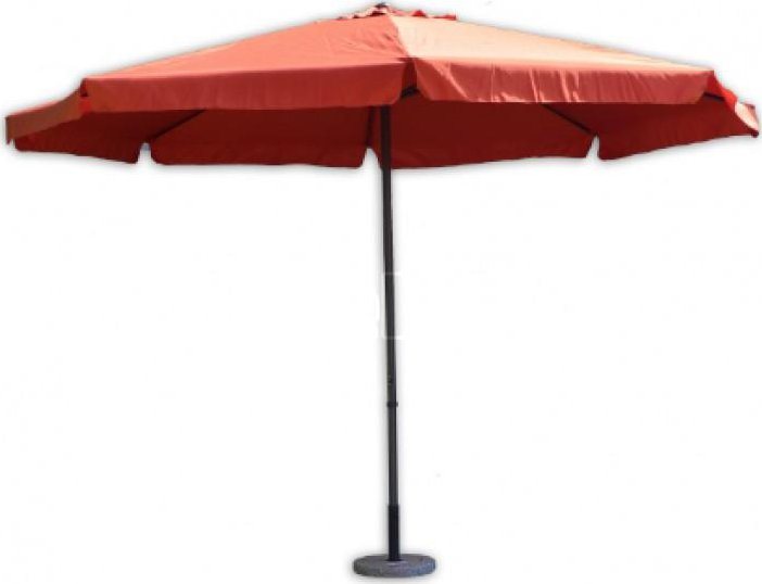 ROJAPLAST Slunečník zahradní STANDART, 400 cm, terracota