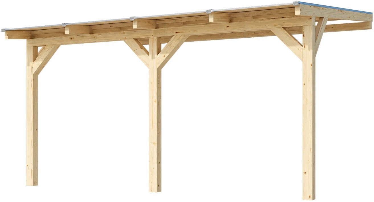 Weka Dřevěná zahradní pergola 672 (4,3 × 3,7 m)