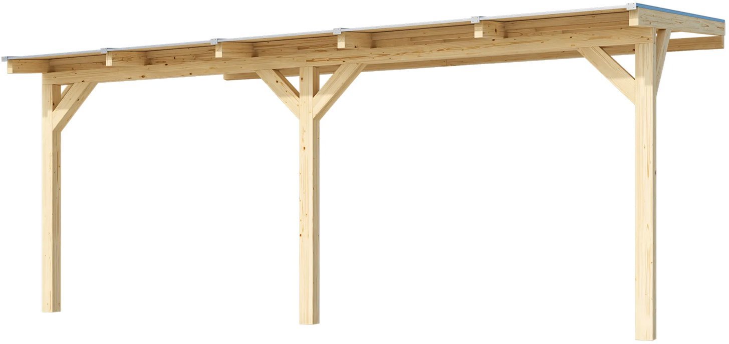 Weka Dřevěná zahradní pergola 672 (5,4 × 3,7 m)
