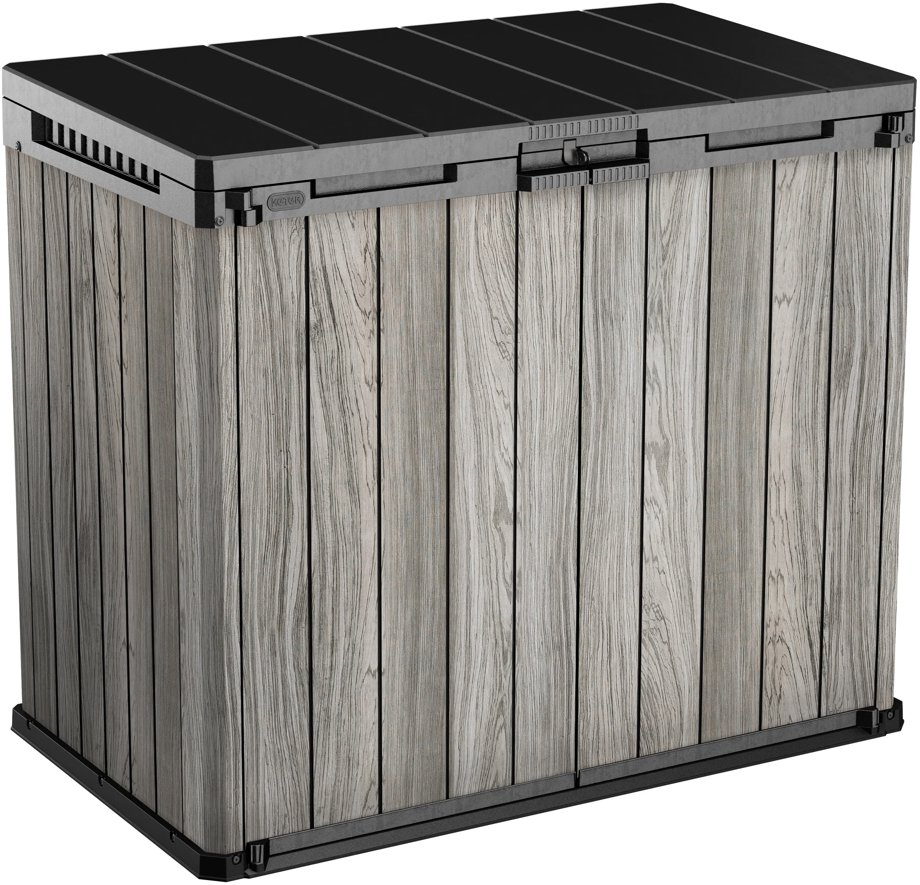 Keter Skříňka Deco horizontal Store it out 1150 l Ashwood