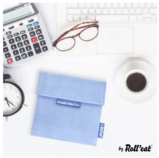 Roll´eat Snack'n'Go kapsa na svačinu Duo- Nature Blue