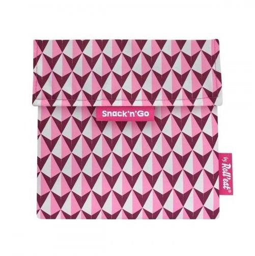 Roll´eat Snack'n'Go kapsa na svačinu - Tiles Pink
