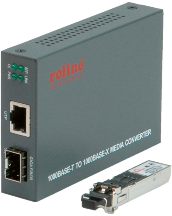ROLINE Média konvertor 1 Gb, RJ45 - LC, s SFP modulem 1000 BaseSX