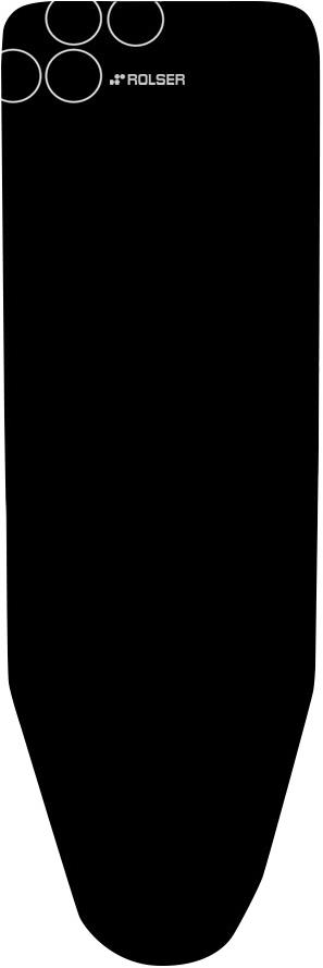 Rolser potah na žehlící prkno K-S 120 × 42 cm černý
