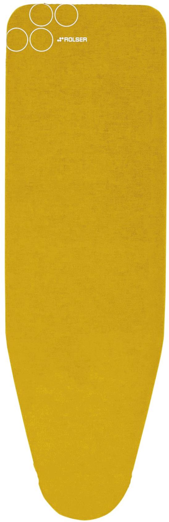 Rolser potah na žehlící prkno K-UNO 125 × 44 cm M žlutý