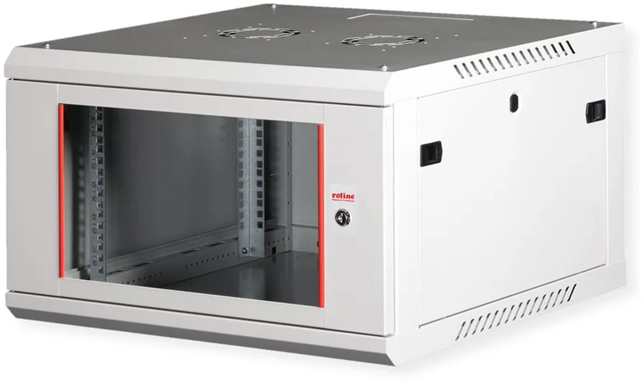 ROLINE 19'' rozvaděč 6U závěsný, Basic Plus 600 × 600 mm, šedý