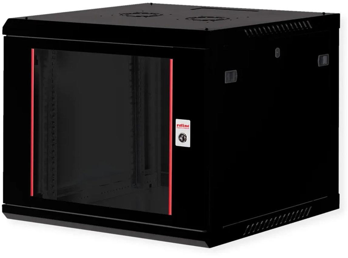 ROLINE 19'' rozvaděč 9U závěsný, Basic Plus 600 × 600 mm, černý