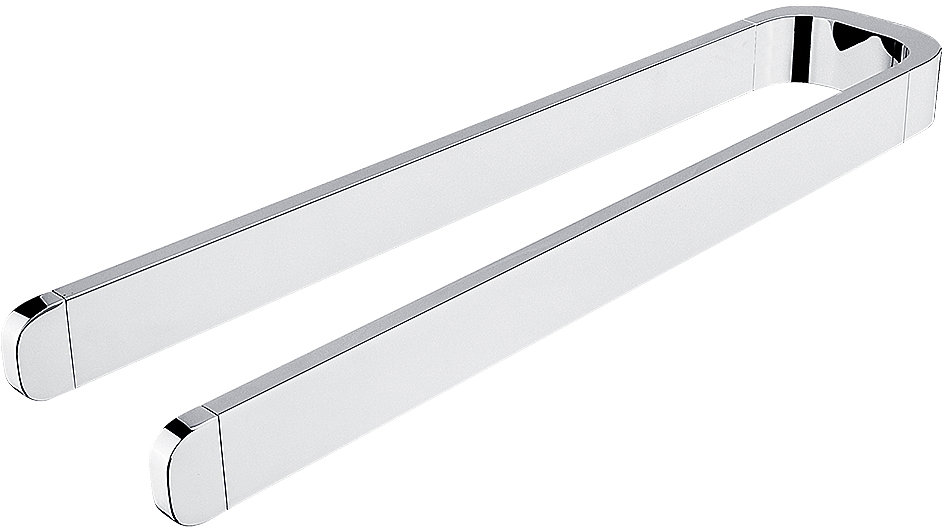 Nimco Držák na ručníky 39 cm dvouramenný nerezový – Nikau chrom NK-30098-26