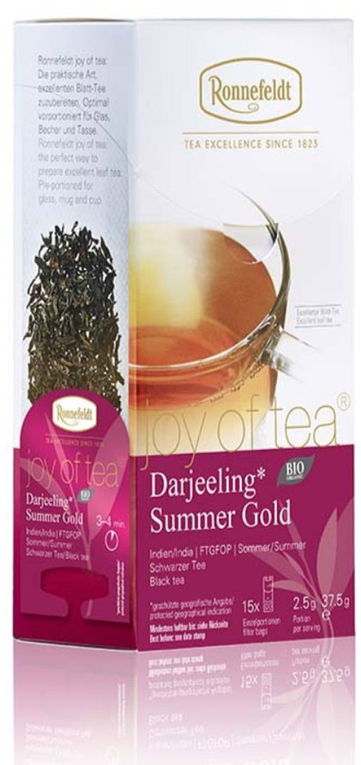 Ronnefeldt JOY OF TEA Darjeeling Summer gold BIO 15 porcí