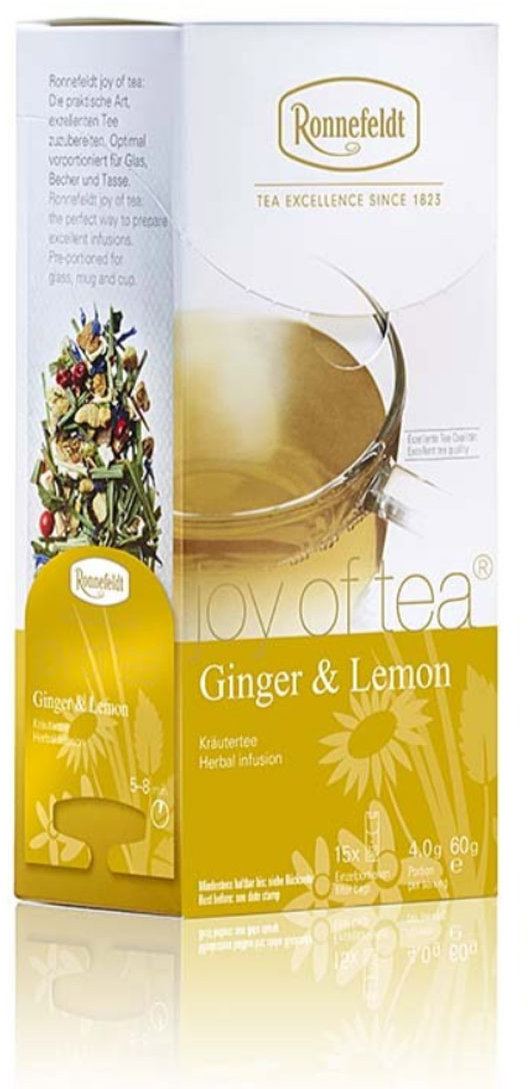 Ronnefeldt JOY OF TEA Ginger & Lemon 15 porcí