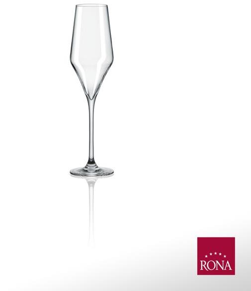 Rona Sklenice na sekt 6 ks 220 ml ARAM