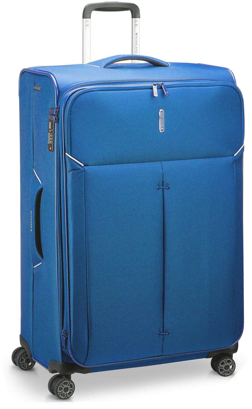 Roncato IRONIK 2.0 L denim 75 × 48 × 30/35 cm