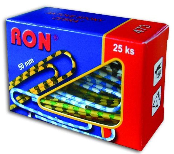 RON 473 50 mm aktová, zebra - balení 25 ks