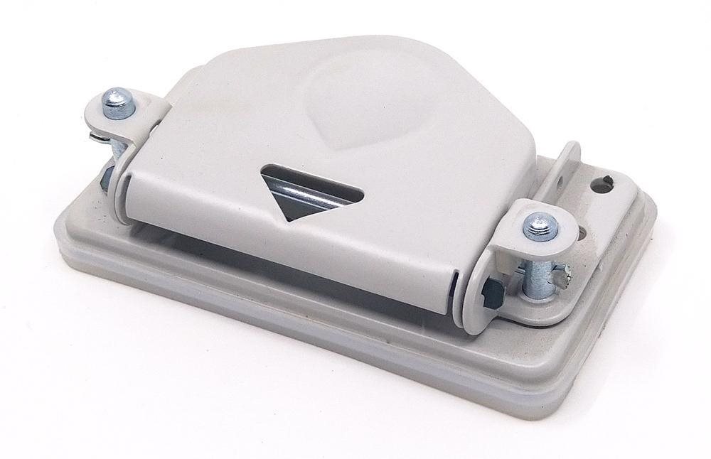 RON 605.0 - malá, světle šedá děrovačka