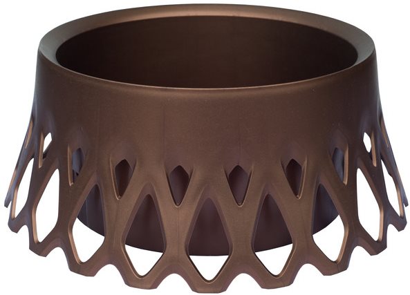PLASTIA Roseta samozavlažovací květináč 30 cm bronz