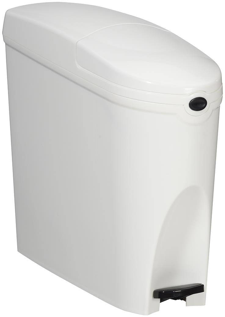 Rossignol SAS Femina, pedálový pro dámské WC, 20 l, bílý