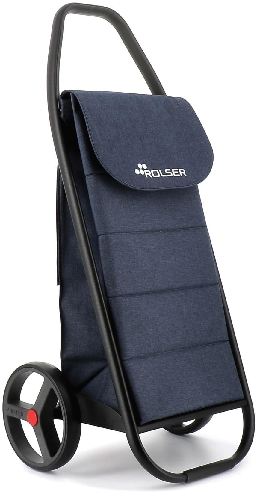 Rolser Com Tweed Polar Black Tube Taška na kolečkách modrá