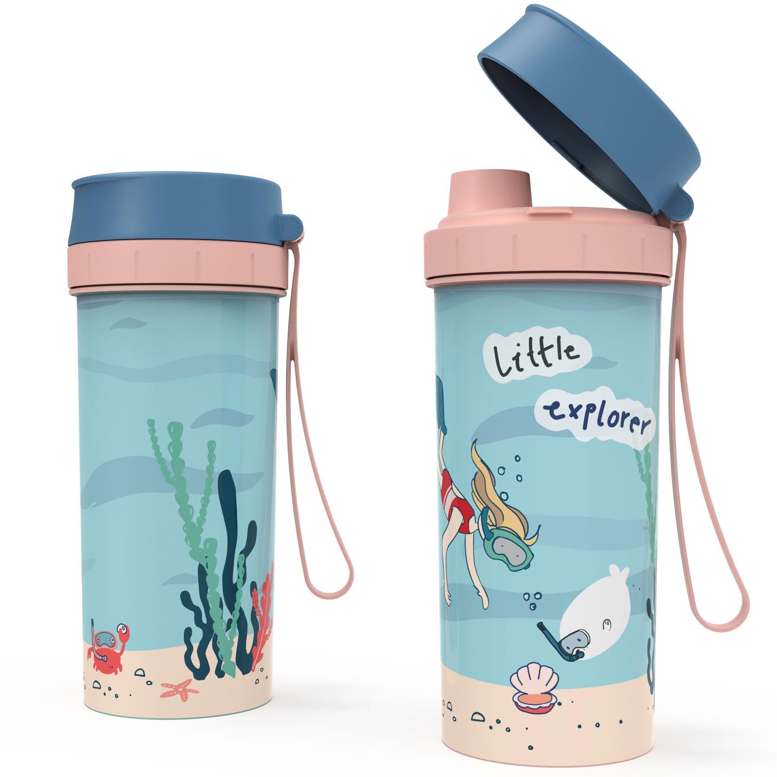 Rotho Láhev 0,4 l KIDS - růžová