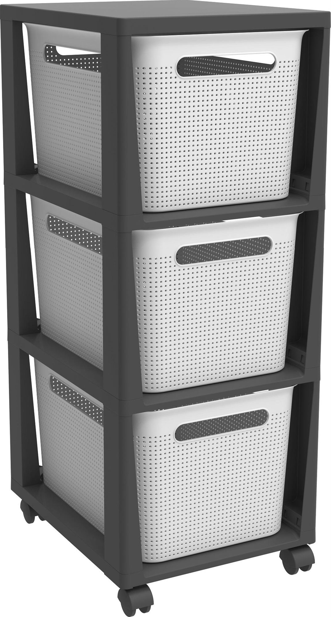 Rotho Brisen 3 x 16L - antracit /bílá