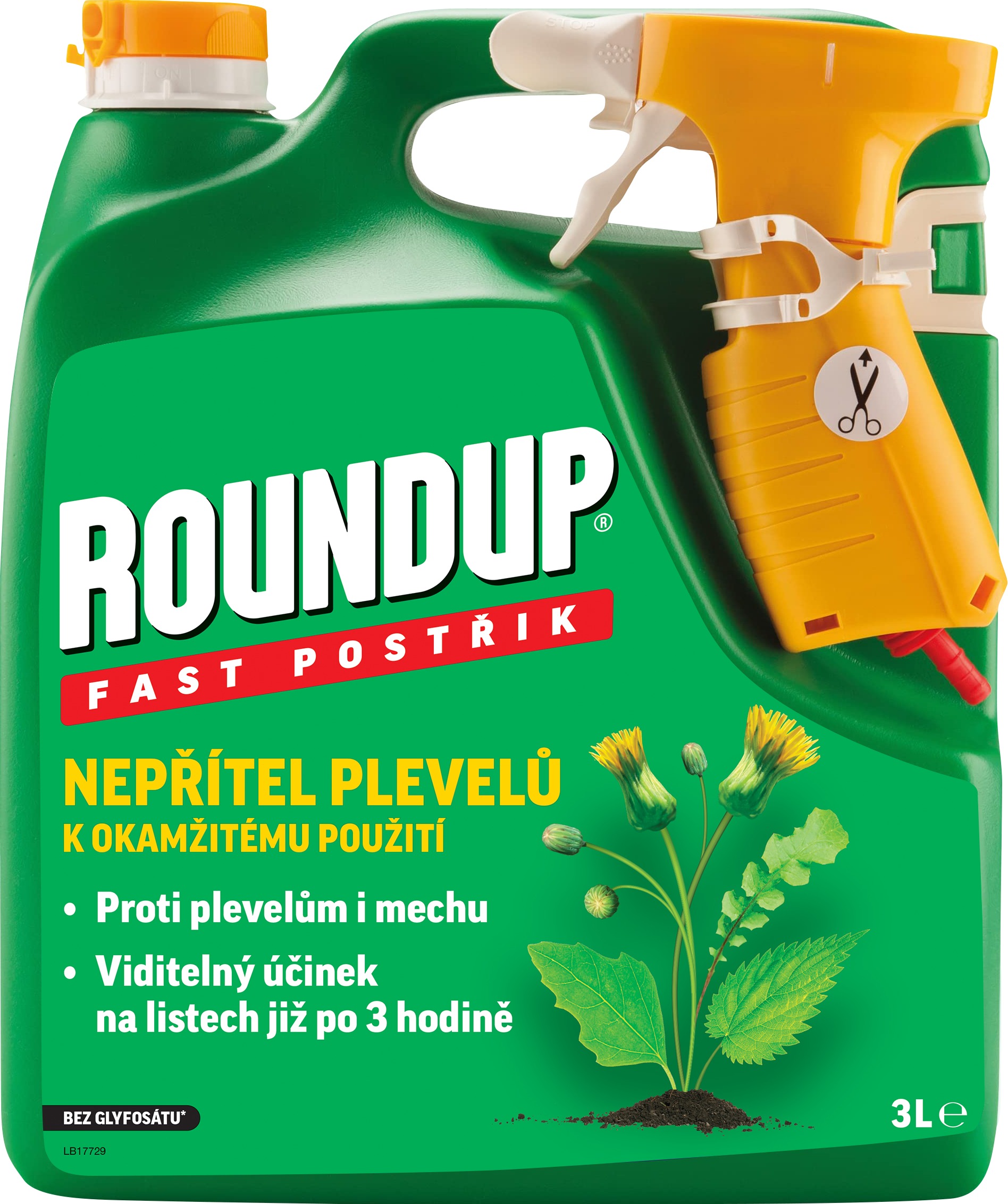 ROUNDUP Herbicid FAST bez glyfosátu, 3 l