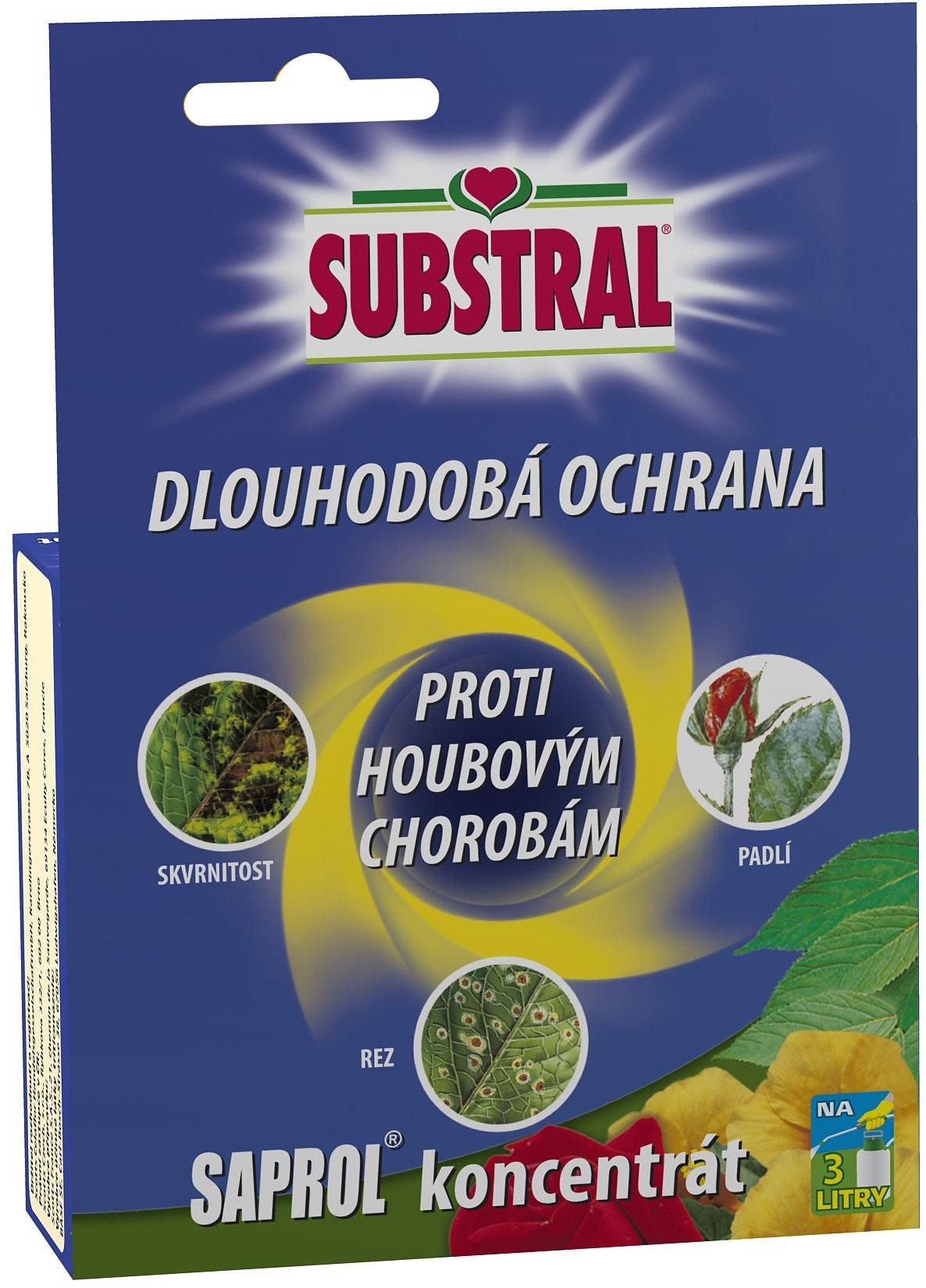 SUBSTRAL Fungicid proti houbovým chorobám růží SAPROL, 30 ml