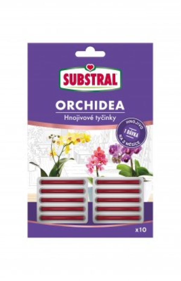 SUBSTRAL Hnojivo tyčinky pro orchideje, 10 ks