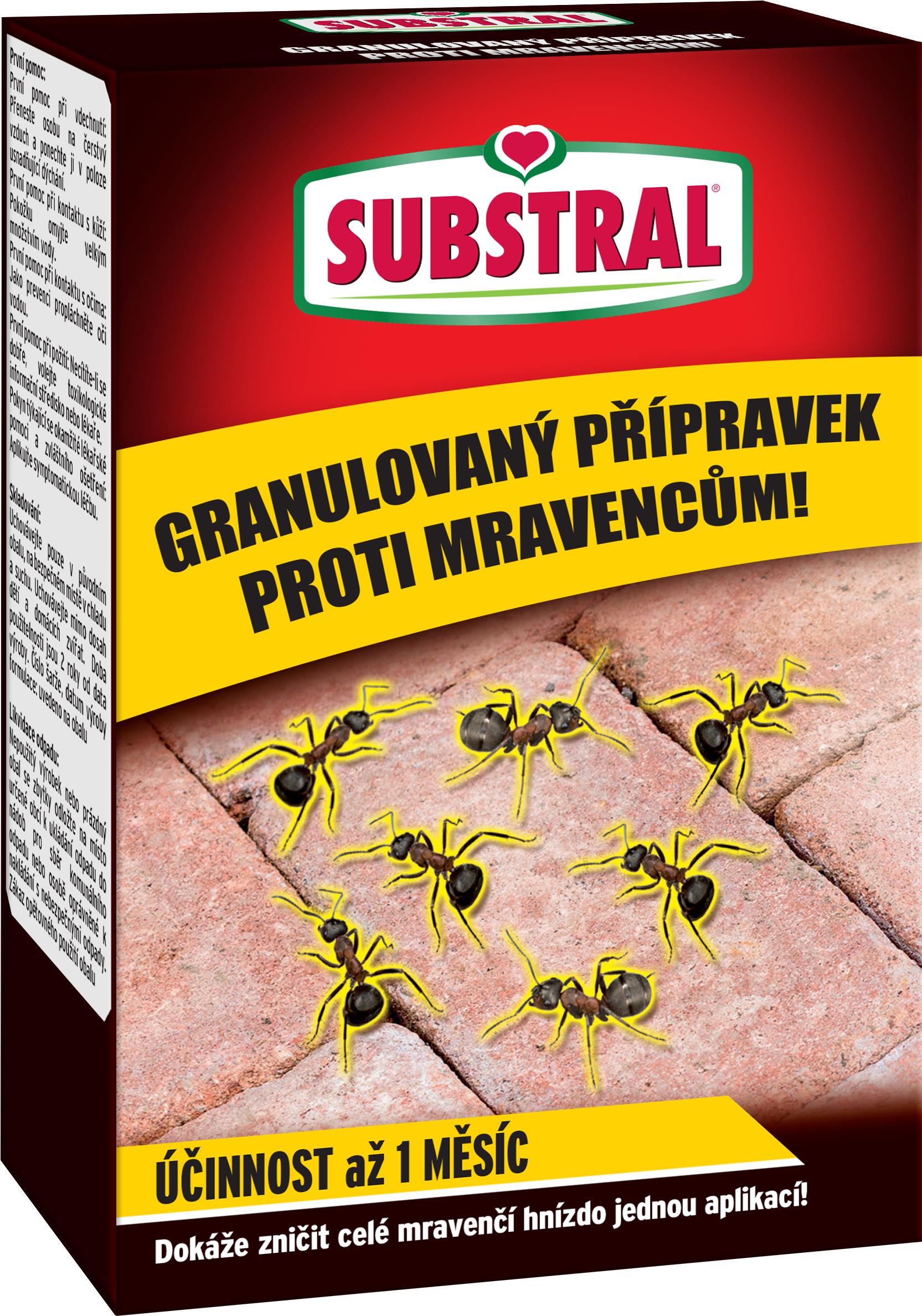 SUBSTRAL Insekticid granulát na mravence, 100 g