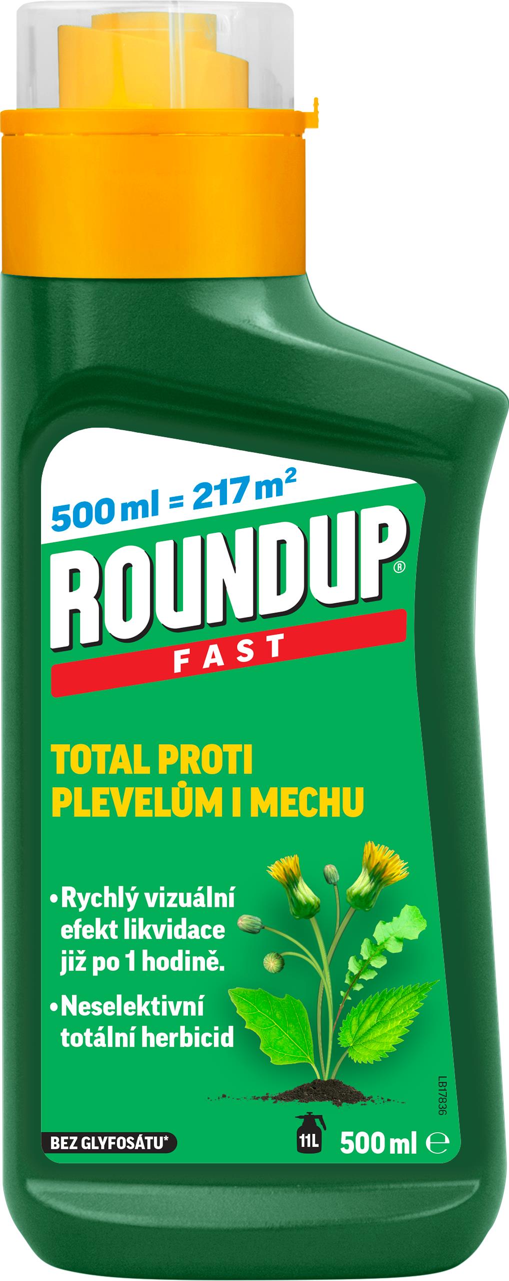 ROUNDUP Herbicid FAST koncentrát, 500 ml