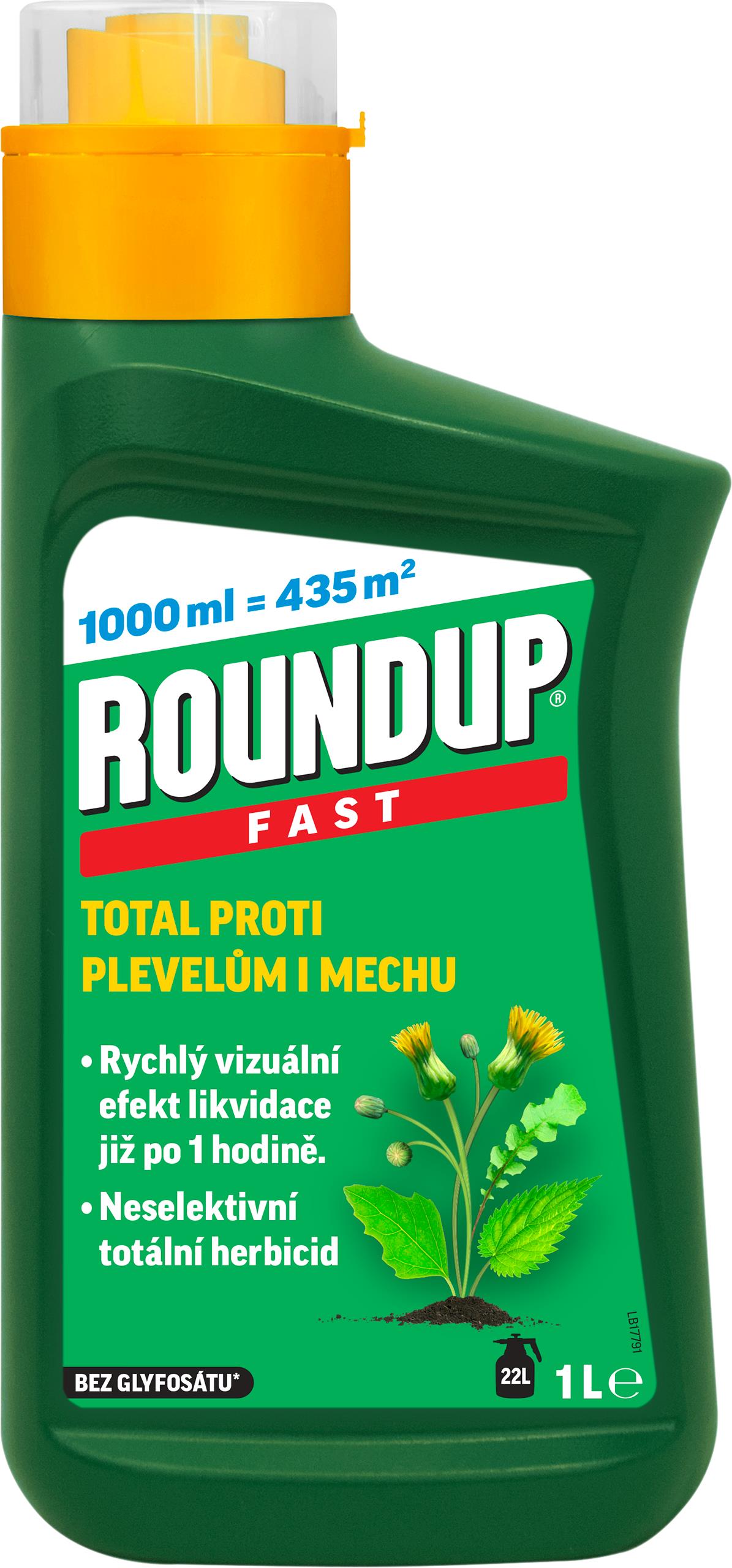 ROUNDUP Herbicid FAST koncentrát, 1 l