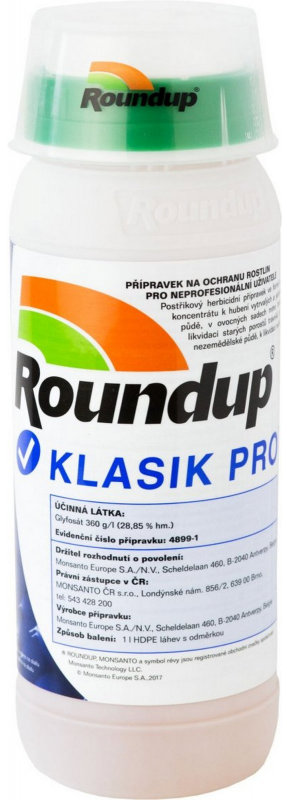 Roundup Klasik Pro Koncentrát 1 l