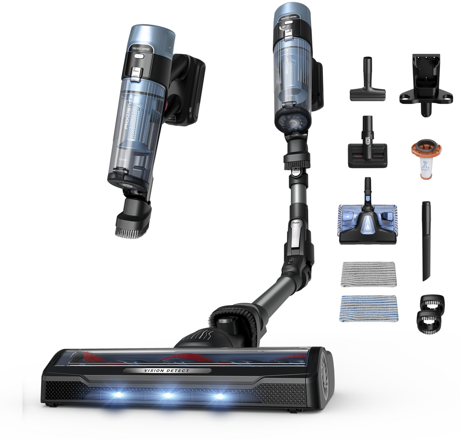 Rowenta RH7AD5E0 X-Force Flex 10.80 Animal Aqua Auto 4v1