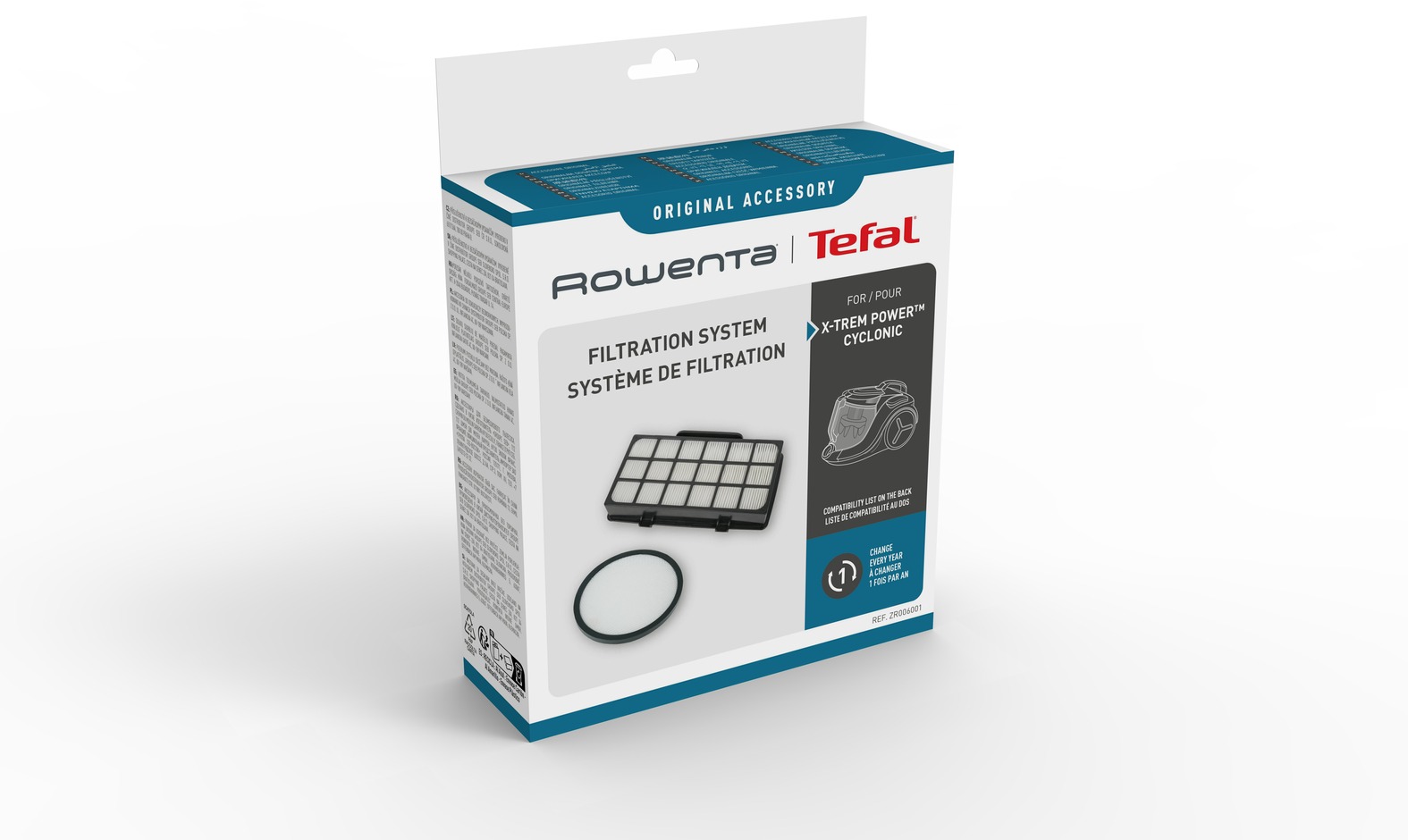 Rowenta ZR006001 Sada filtrů pro X-Trem Power Cyclonic RO69 a Silence Force Cyclonic RO72