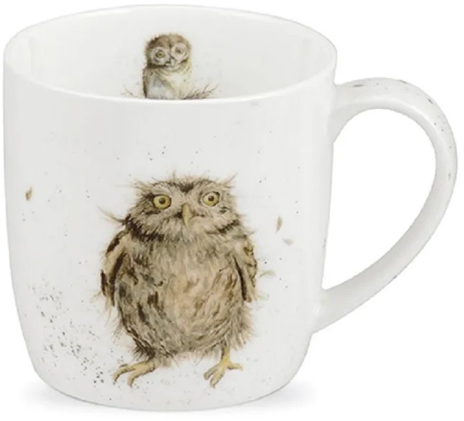 Royal Worcester Porcelánový hrnek Sova