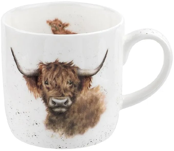 Royal Worcester Porcelánový hrnek Kráva