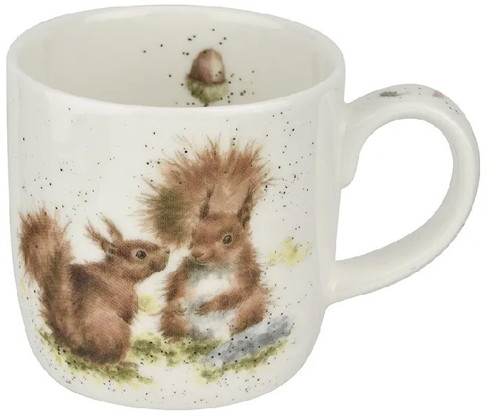Royal Worcester Porcelánový hrnek Veverky