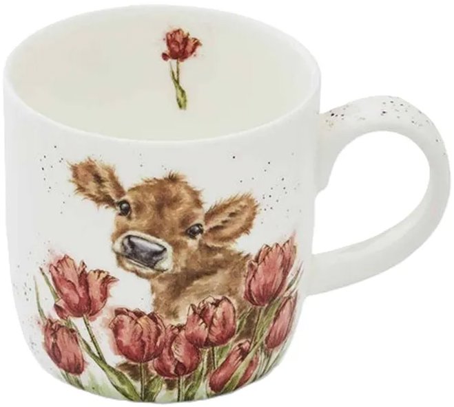 Royal Worcester Porcelánový hrnek Telátko
