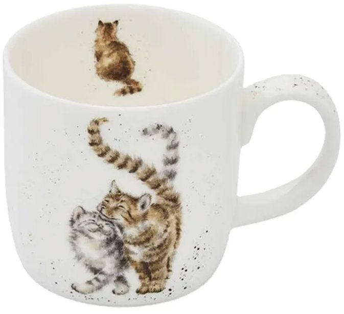 Royal Worcester Porcelánový hrnek Kočky