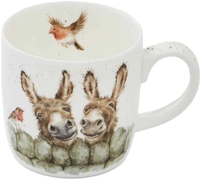 Royal Worcester Porcelánový hrnek Oslíci