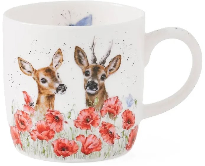 Royal Worcester Porcelánový hrnek Srnky