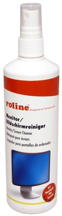 ROLINE Čistící roztok na displeje, rozprašovač, 250 ml