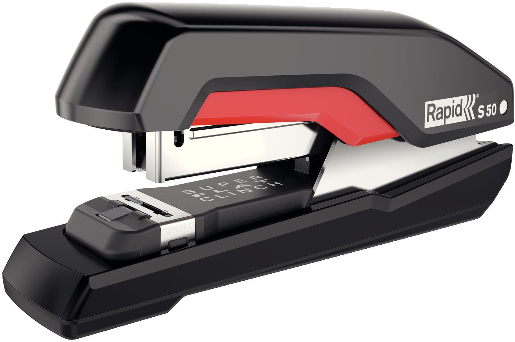 RAPID Supreme S50 SuperFlatClinch™, černo-červená