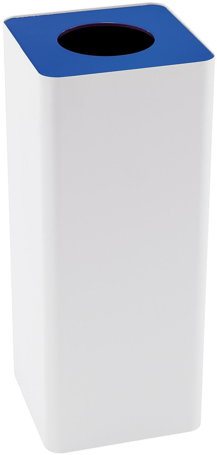 Odpadkový koš na tříděný odpad Caimi Brevetti Centolitri W, 100 L - modrý, papír