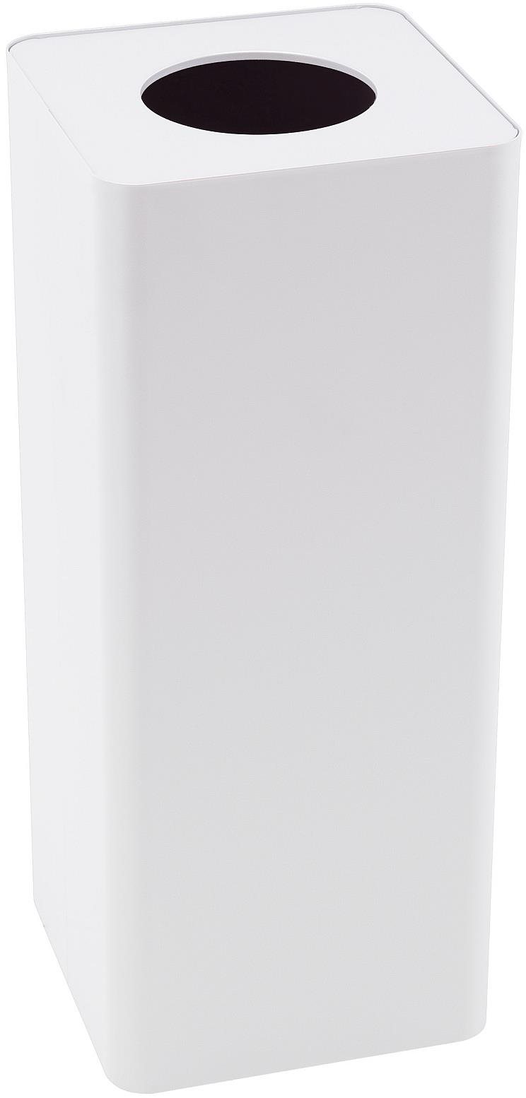 Odpadkový koš na tříděný odpad Caimi Brevetti Centolitri W, 100 L , bílý, sklo