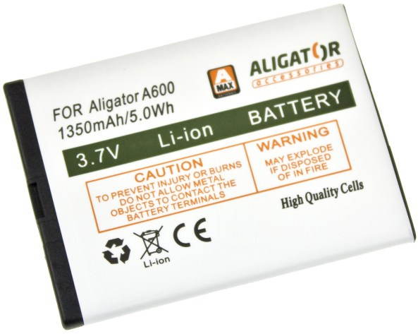 ALIGATOR A600 / A610 / A620 / A430 / A670 / A680 / VS900, Li-Ion