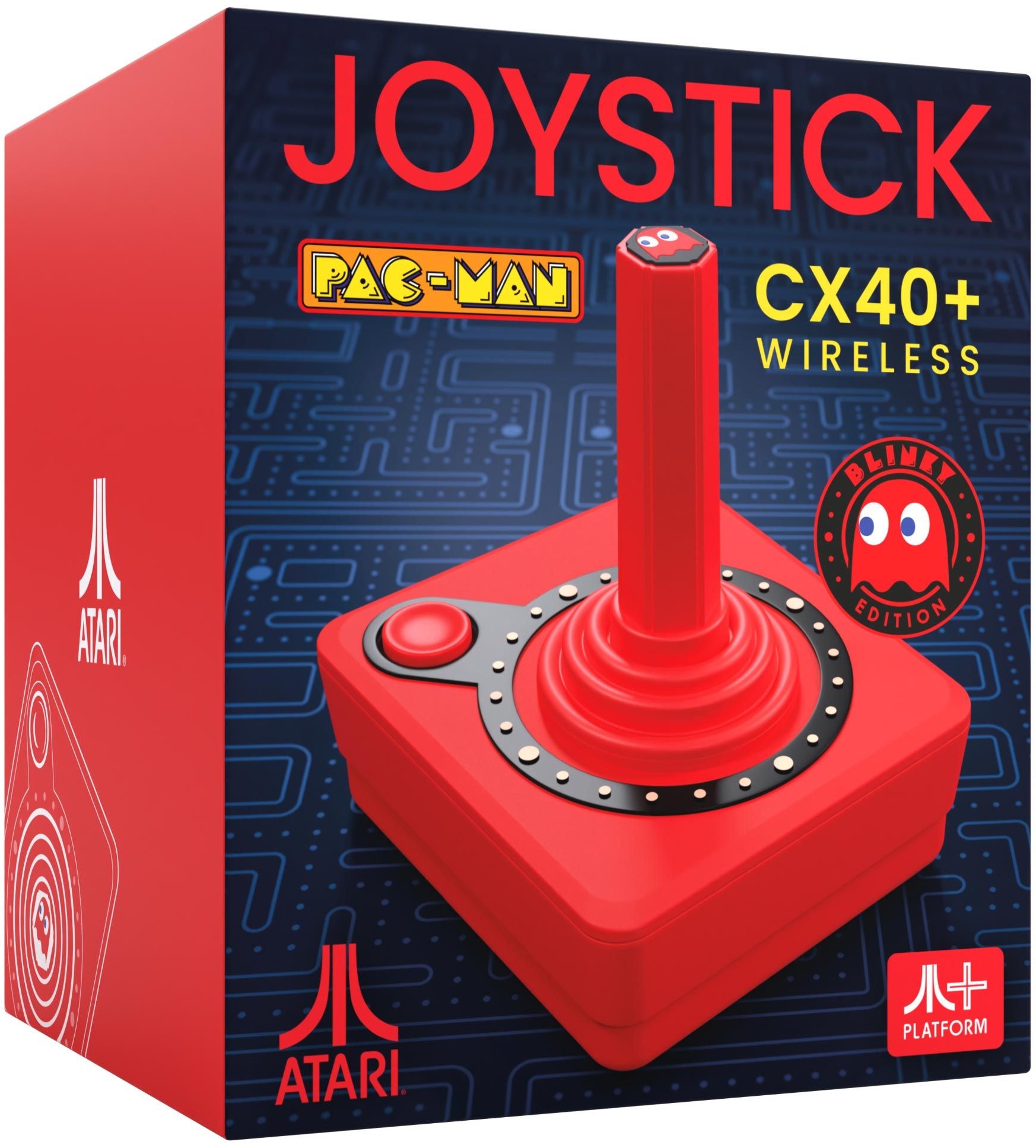 Atari Pac-Man: CX40+ Wireless Joystick - Blinky - ovladač