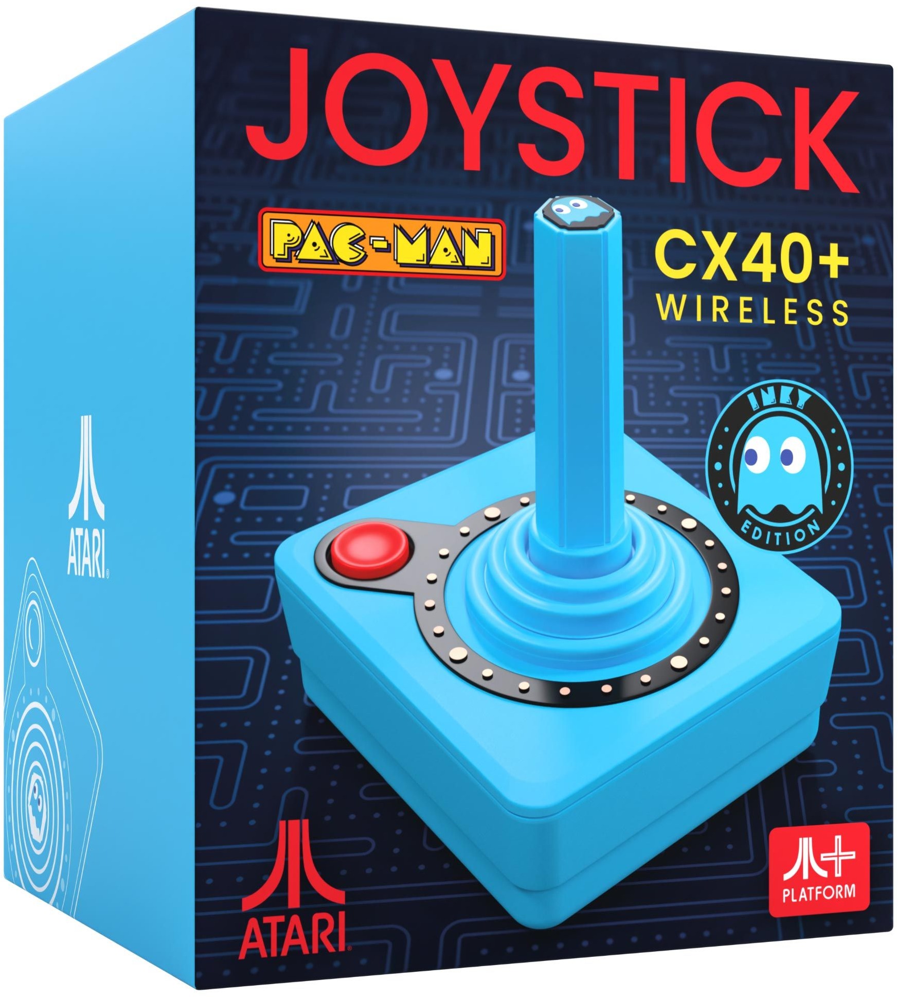 Atari Pac-Man: CX40+ Wireless Joystick - Inky - ovladač