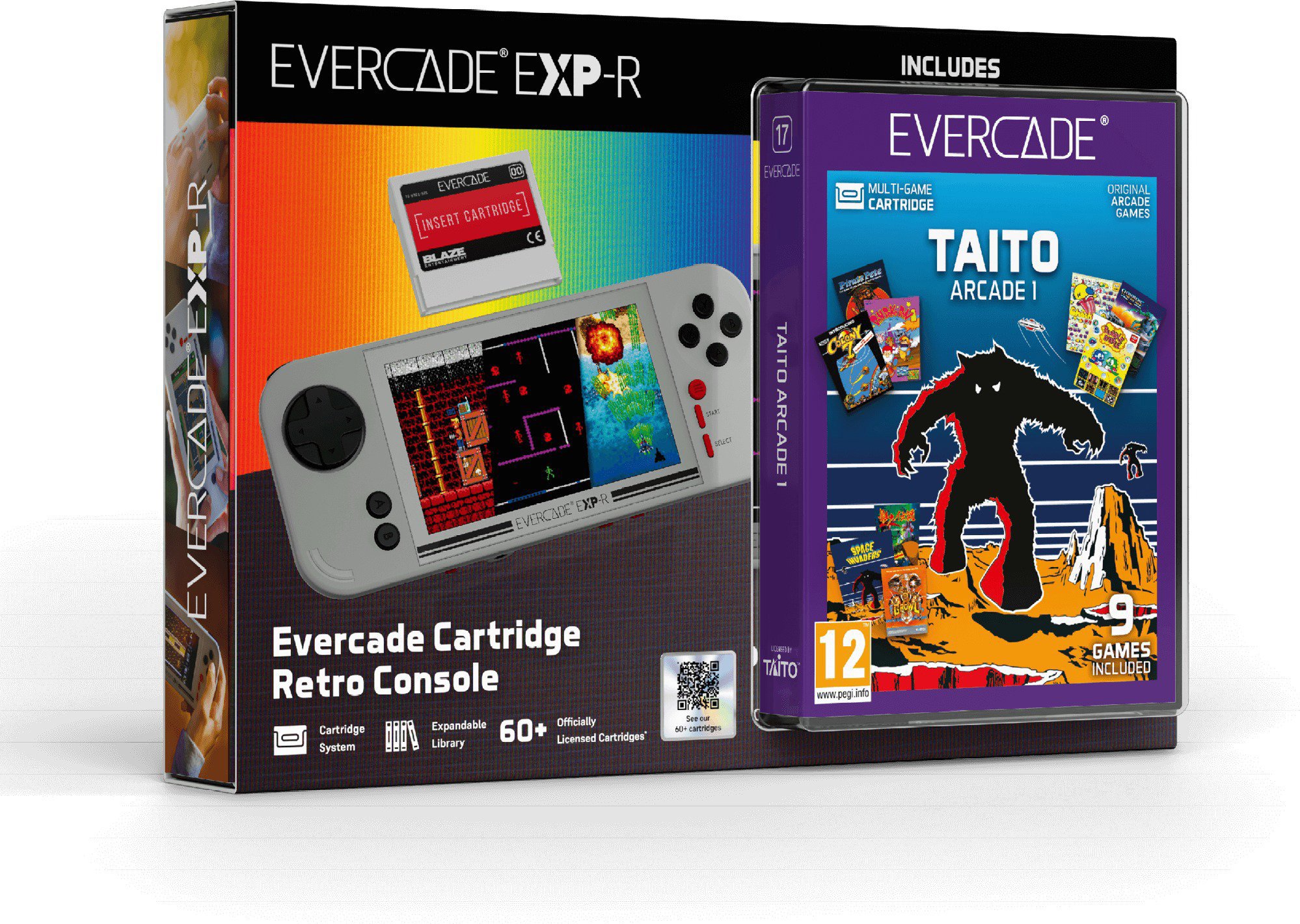 Evercade EXP-R and Taito Arcade 1 - retro konzole