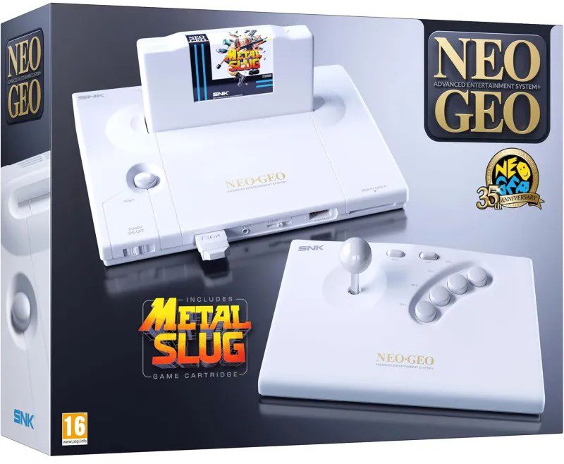 NEOGEO AES+ Anniversary Edition White - retro konzole
